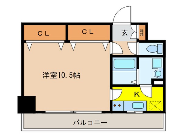 コンフォート松軒の物件間取画像